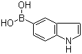 5-吲哚硼酸分子结构 (CAS 144104-59-6)