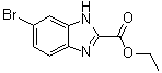 6-溴-1H-苯并咪唑-2-羧酸乙酯分子结构 (CAS 144167-50-0)