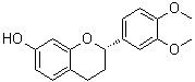 (2S)-2-(3,4-二甲氧基苯基)-3,4-二氢-2H-1-苯并吡喃-7-醇分子结构 (CAS 1443218-16-3)