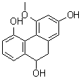 9,10-二氢-4-甲氧基-2,5,9-菲三醇分子结构 (CAS 144506-16-1)