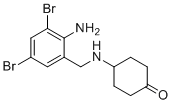 4-[(2-氨基-3,5-二溴苄基)氨基]环己酮分子结构 (CAS 1445719-53-8)