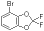 4-溴-2,2-二氟-1,3-苯并二恶茂分子结构 (CAS 144584-66-7)
