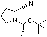 1-N-Boc-2-吡咯烷甲腈分子结构 (CAS 144688-70-0)