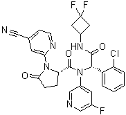 Ivosidenib分子结构 (CAS 1448347-49-6)