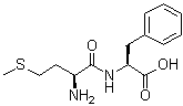 L-蛋氨酰-L-苯丙氨酸分子结构 (CAS 14492-14-9)