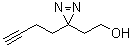 3-(3-丁炔-1-基)-3H-双吖丙啶-3-乙醇分子结构 (CAS 1450754-41-2)