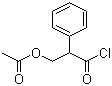乙酰托品酰氯分子结构 (CAS 14510-37-3)