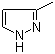3-Methylpyrazole molecular structure (CAS 1453-58-3)