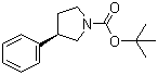 (R)-1-Boc-3-Phenylpyrrolidine molecular structure (CAS 145549-11-7)