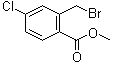 2-Bromomethyl-4-chlorobenzoic acid methyl ester molecular structure (CAS 145908-29-8)
