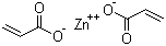 Zinc acrylate molecular structure (CAS 14643-87-9)