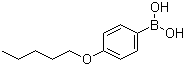4-戊氧基苯硼酸分子结构 (CAS 146449-90-3)