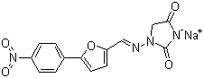丹曲林钠分子结构 (CAS 14663-23-1)