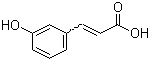 3-羟基肉桂酸分子结构 (CAS 14755-02-3)