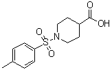 1-[(4-甲基苯基)磺酰基]-4-哌啶羧酸分子结构 (CAS 147636-36-0)