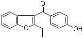 Benzarone molecular structure (CAS 1477-19-6)