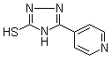 5-(4-吡啶基)-1H-1,2,4-三唑-3-硫醇分子结构 (CAS 1477-24-3)