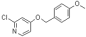 2-氯-4-[(4-甲氧基苯基)甲氧基]吡啶分子结构 (CAS 1480437-66-8)