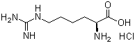 L(+)-Homoarginine hydrochloride molecular structure (CAS 1483-01-8)