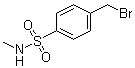 4-(溴甲基)-N-甲基苯磺酰胺分子结构 (CAS 148459-00-1)