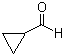 环丙甲醛分子结构 (CAS 1489-69-6)