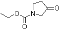 1-乙氧羰基吡咯烷-3-酮分子结构 (CAS 14891-10-2)