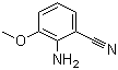 2-氨基-3-甲氧基苯腈分子结构 (CAS 148932-68-7)
