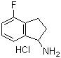 4-氟茚满-1-胺盐酸盐分子结构 (CAS 148960-34-3)