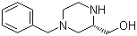 ((2S)-4-苄基哌嗪-2-基)甲醇分子结构 (CAS 149715-45-7)