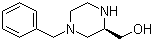 (R)-4-苄基-2-哌嗪甲醇分子结构 (CAS 149715-46-8)