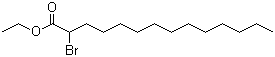 2-溴代十四酸乙酯分子结构 (CAS 14980-92-8)