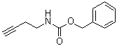 丁-3-炔基氨基甲酸苄酯分子结构 (CAS 149965-78-6)