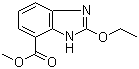 2-乙氧基苯并咪唑-7-羧酸甲酯分子结构 (CAS 150058-27-8)