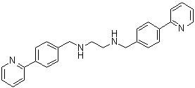 N1,N2-Bis[[4-(2-pyridinyl)phenyl]methyl]-1,2-ethanediamine molecular structure (CAS 1507370-20-8)