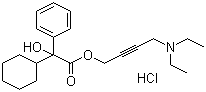Oxybutynin hydrochloride molecular structure (CAS 1508-65-2)