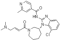 Nazartinib分子结构 (CAS 1508250-71-2)