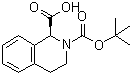 (S)-3,4-二氢-1,2(1H)-异喹啉二甲酸 2-叔丁酯分子结构 (CAS 151004-94-3)
