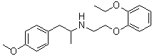 N-[2-(2-Ethoxyphenoxy)ethyl]-4-methoxy-alpha-methylbenzeneethanamine molecular structure (CAS 1510821-28-9)