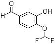 4-Difluoromethoxy-3-hydroxybenzaldehyde molecular structure (CAS 151103-08-1)