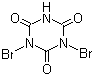 1,3-二溴-1,3,5-三嗪-2,4,6(1H,3H,5H)-三酮分子结构 (CAS 15114-43-9)