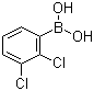 2,3-二氯苯硼酸分子结构 (CAS 151169-74-3)