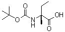 N-tert-Butoxycarbonyl-L-isovaline molecular structure (CAS 151171-11-8)