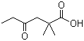 2,2-Dimethyl-4-oxohexanoic acid molecular structure (CAS 15118-53-3)