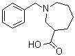 六氢-1-苄基-1H-氮杂卓-3-羧酸分子结构 (CAS 1512562-42-3)