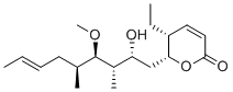 (5R,6R)-5-ethyl-5,6-dihydro-6-[(2R,3S,4R,5S,7E)-2-hydroxy-4-methoxy-3,5-dimethyl-7-nonen-1-yl]-2H-Pyran-2-one molecular structure (CAS 151519-02-7)
