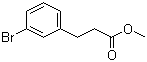 3-(3-溴苯基)丙酸甲酯分子结构 (CAS 151583-29-8)