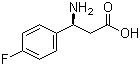 (S)-3-氨基-3-(4-氟苯基)丙酸分子结构 (CAS 151911-33-0)