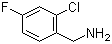 2-氯-4-氟苄胺分子结构 (CAS 15205-11-5)