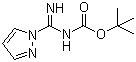 N-Boc-1H-吡唑-1-甲脒分子结构 (CAS 152120-61-1)