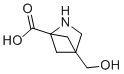 4-(羟基甲基)-2-氮杂双环[2.1.1]己烷-1-羧酸分子结构 (CAS 1522098-73-2)